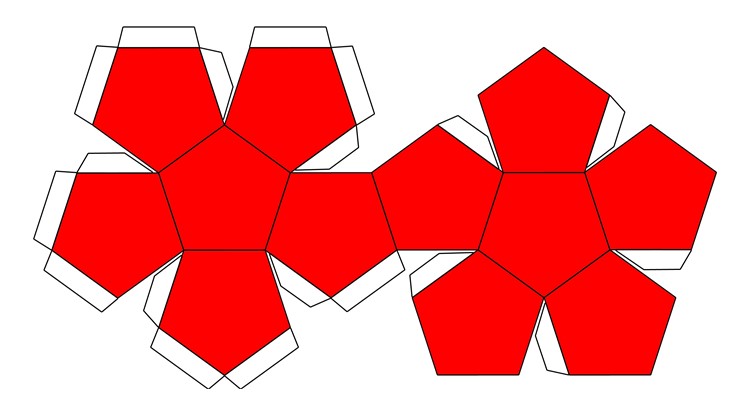 Как сделать из бумаги додекаэдр поэтапно