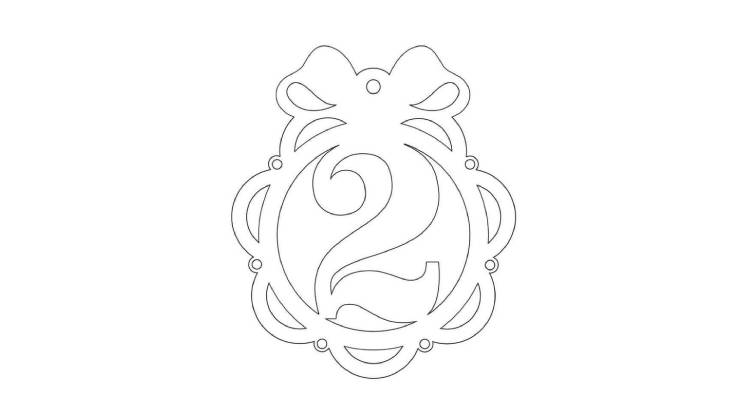 Вытынанки Цифры 2026