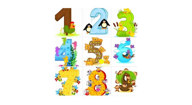 Яркие цифры для детей