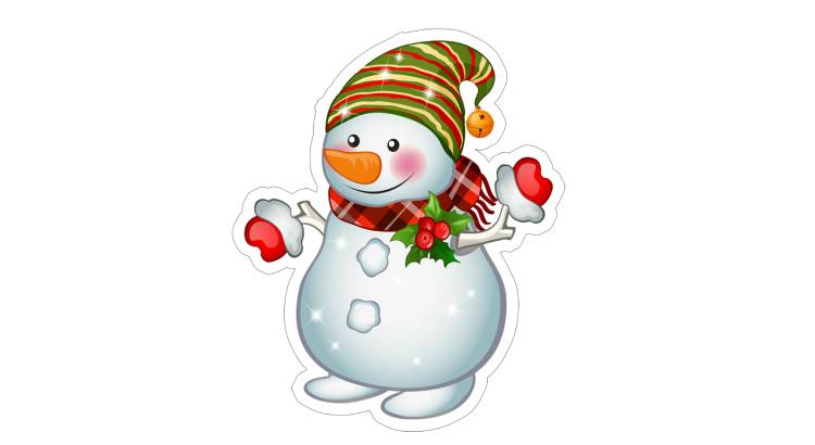 Зимняя игра с фонариком Кто спрятался